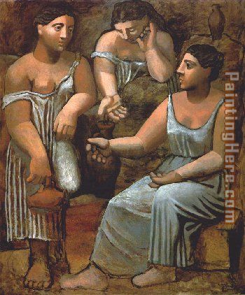 Three Women at the pring painting - Pablo Picasso Three Women at the pring art painting